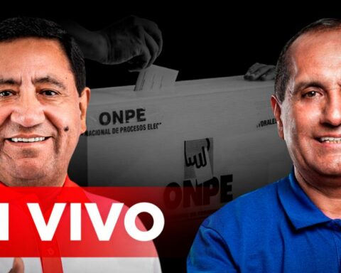 Results in Amazonas: Gilmer Horna with 45.5% and Grimaldo Vásquez with 44.6%, according to ONPE at 62.129%
