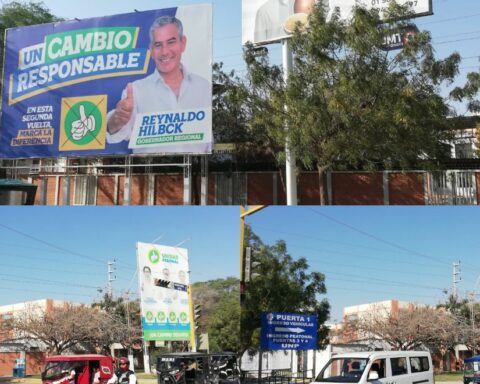 Reynaldo Hilbck: they report propaganda outside the polling place despite the ban