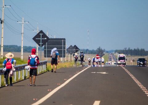 Route PY02: they activate a plan with preventive measures to give security to pilgrims