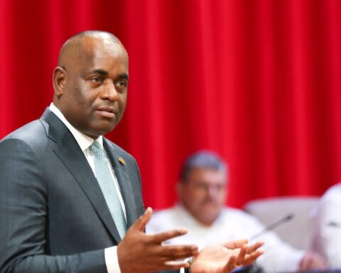 Skerrit thanked Chávez and Fidel for creating the Alba TCP