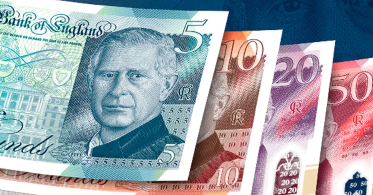 So are the new banknotes of England with the face of King Carlos III