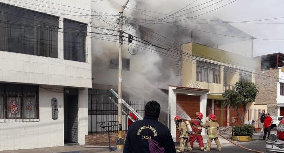 Tacna: Candle lit for Christmas causes fire that devastates second floor