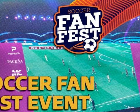 The World Cup final at Soccer Fan Fest Qatar 2022