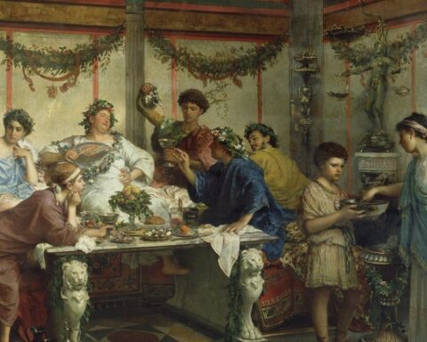 The ancient Romans also gave each other gifts for "Christmas"