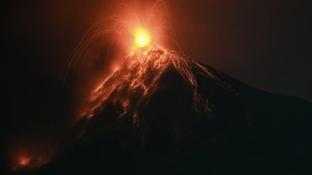 The main airport in Guatemala is closed due to the eruption of the Fuego volcano