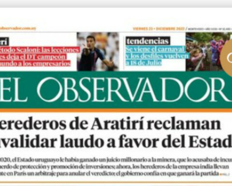 The paper edition of El Observador closes on the 31st