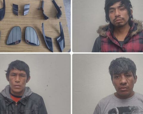 They arrest an alleged gang dedicated to stealing auto parts in Arequipa