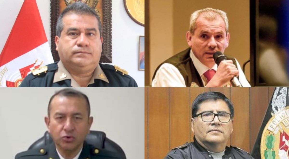 They change the police chiefs of Dircote, Dirincri, Dinandro and Dirin