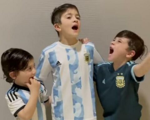 Thiago Messi's message before the final