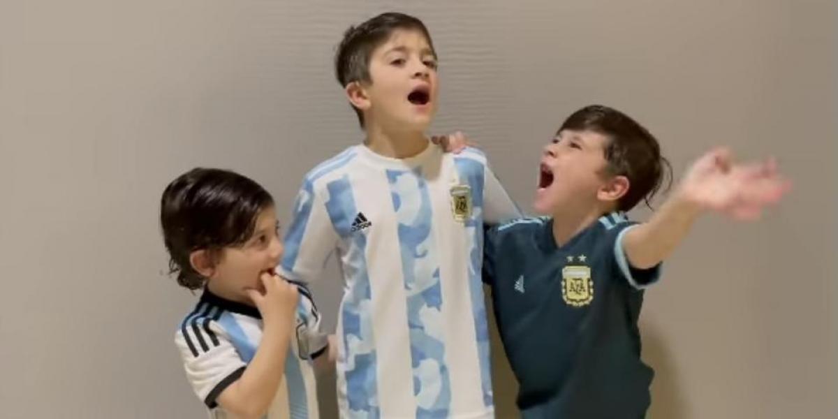 Thiago Messi's message before the final