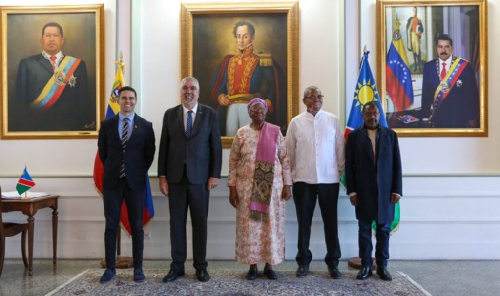 Venezuela and Namibia develop work agenda in Caracas