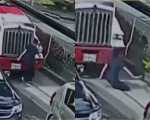 [Video] Woman who was attached to the cell phone was hit by a tractor-trailer: She was saved by a miracle