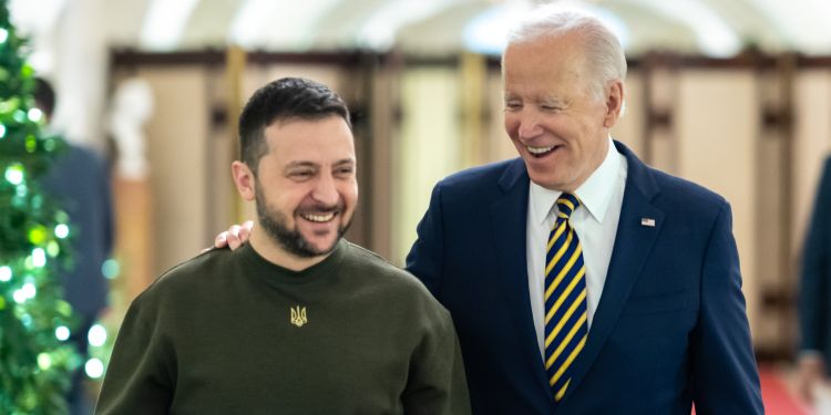 Volodímir Zelenski, Joe Biden