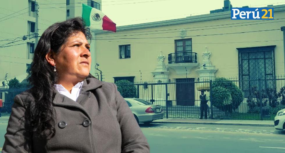 What happened to Lilia Paredes after the PJ annulled her restricted appearance?: Diplomatic asylum in Mexico
