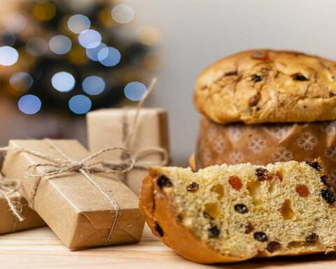 What is the origin of panettone and how did it become one of the most consumed Christmas sweets in South America?
