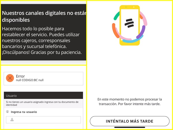 "You can withdraw money at our ATMs", but many are not working either, annoyance due to the fall of Bancolombia this Saturday