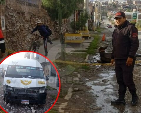 Young woman and her cow die after being run over by a combi in Chupaca