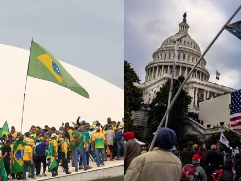 3 similarities and 3 differences between what happened in Brasilia and the assault on the Capitol in Washington