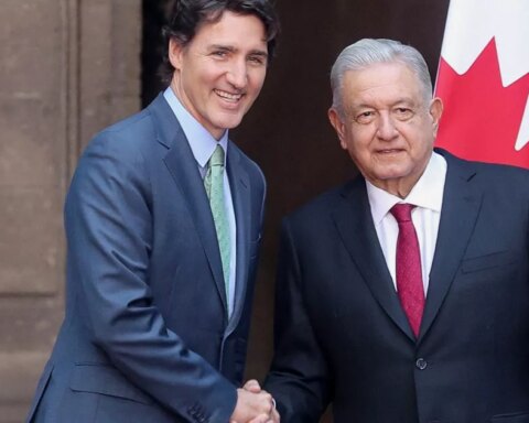 AMLO receives Trudeau at the National Palace;  will hold a work meeting