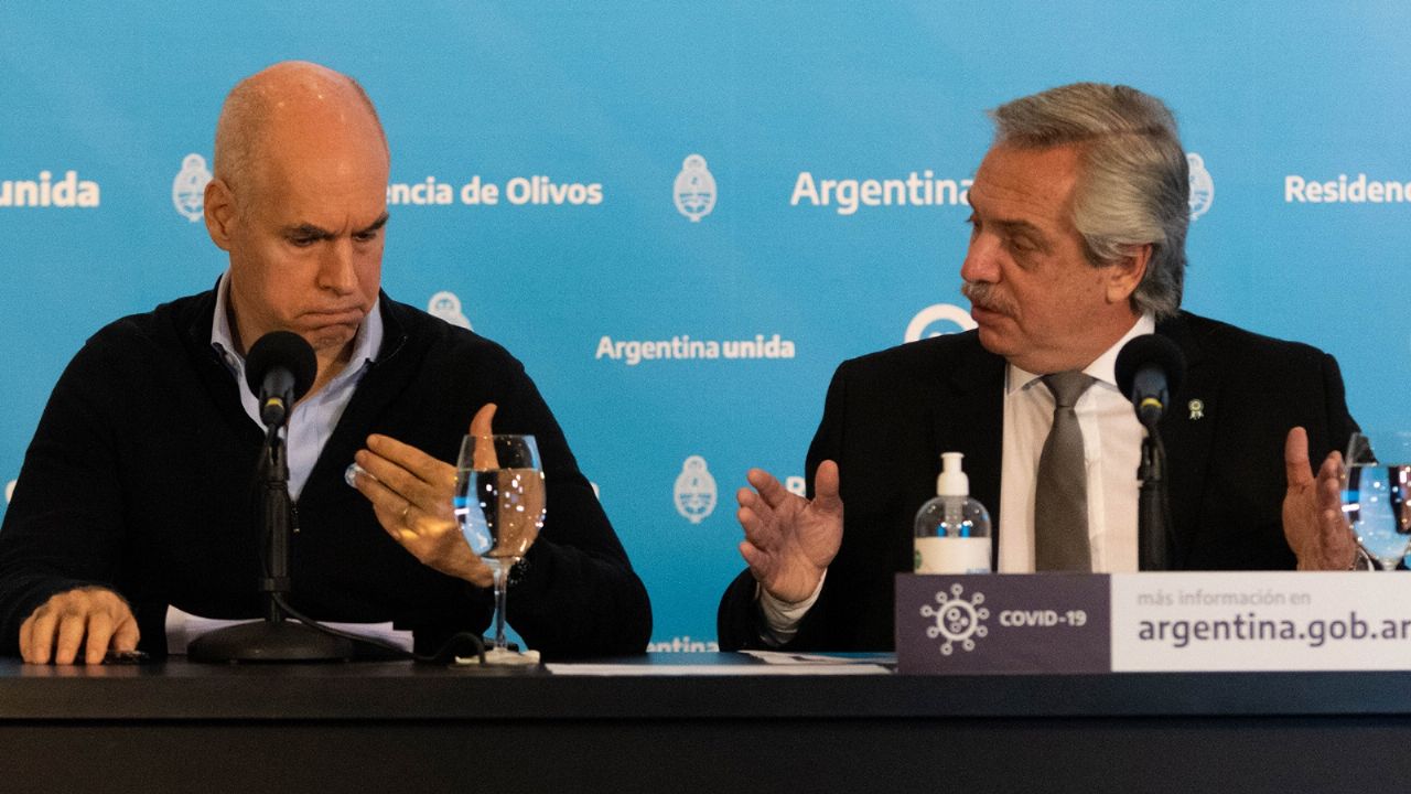 Alberto Fernández cited the governors who support him against the City of Buenos Aires