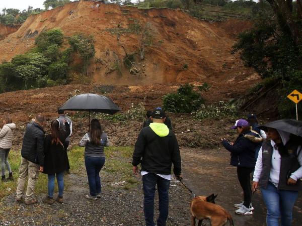 Another landslide in Cauca: Colombian massif is cut off