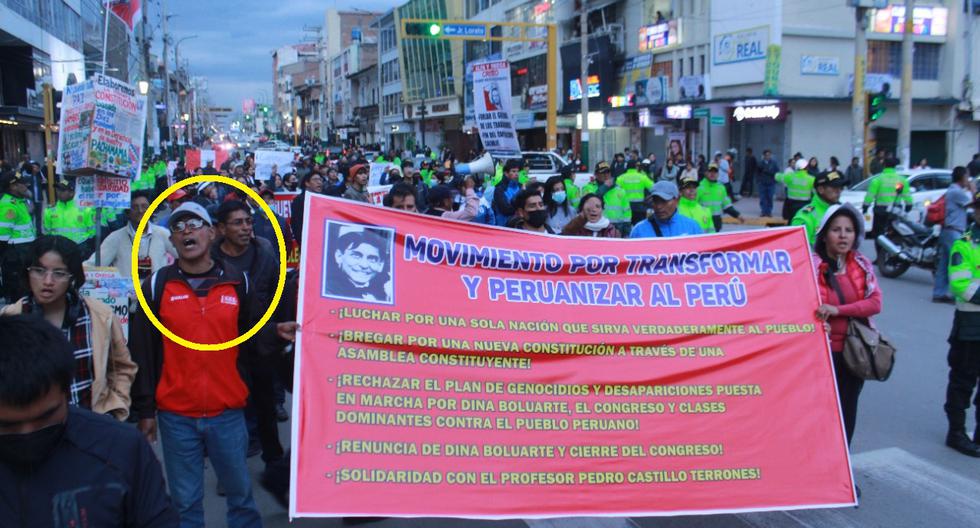 Another senderista leads the protests in Huancayo