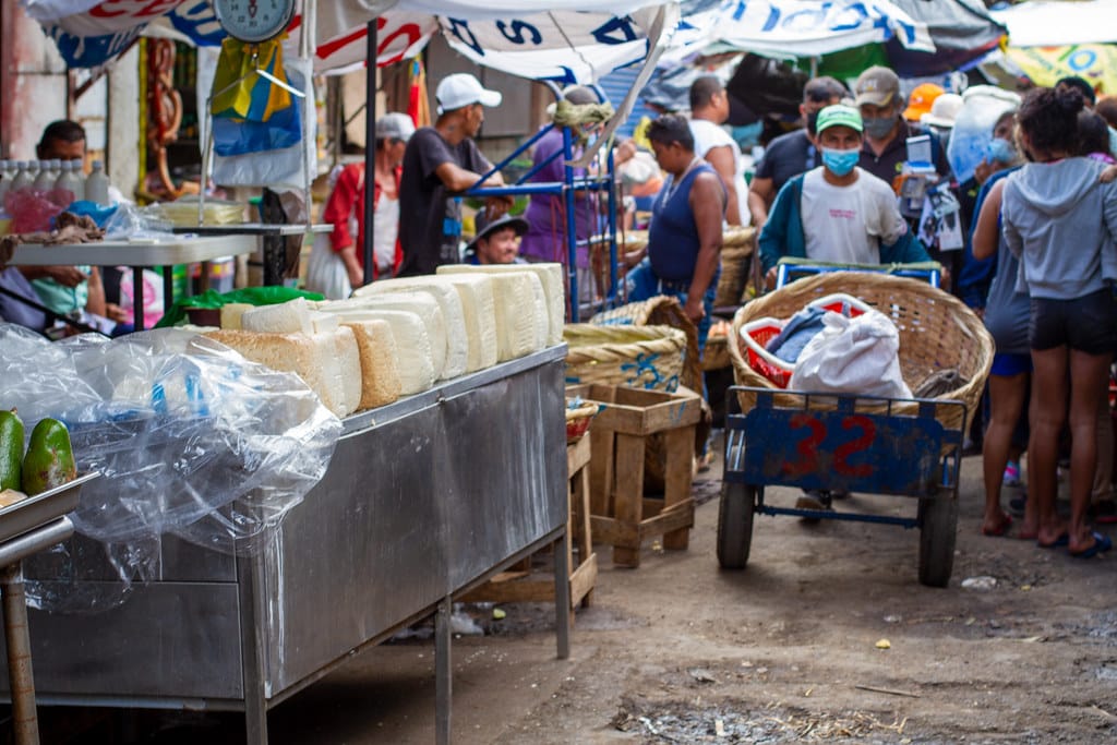 At almost one hundred córdobas per pound, cheese is scarce on the Nicaraguan table