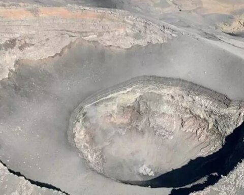 Authorities fly over Popocatépetl;  They ask the population not to approach the crater
