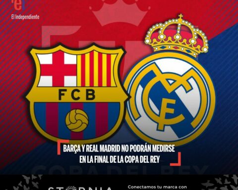 Barça and Real Madrid will not be able to face each other in the Copa del Rey final