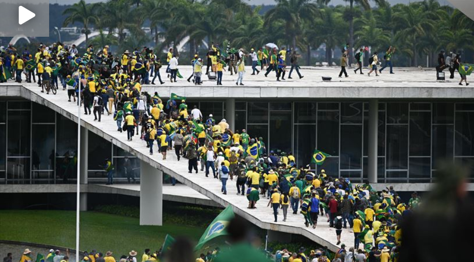 Bolsonaristas toman las intituciones del poder brasileño y exigen derrocar a Lula