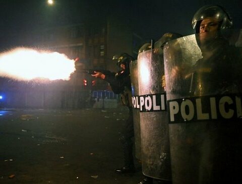 Broad Front condemned the "police repression"  in Peru after demonstrations in Lima