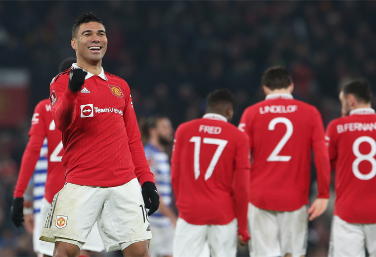 Casemiro leads Manchester United to the FA Cup round of 16