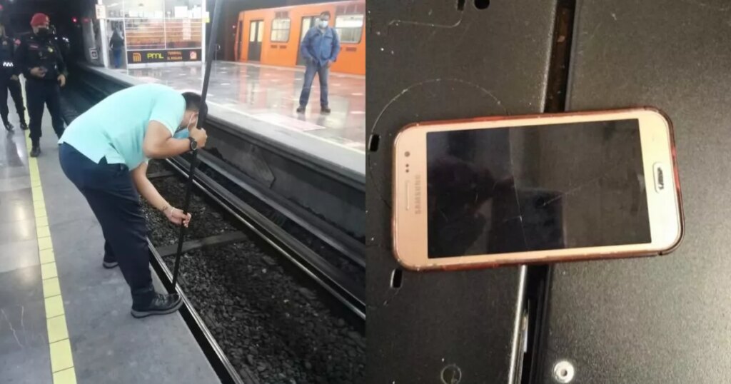 Cell phones, what the CDMX Metro rescues the most on the tracks