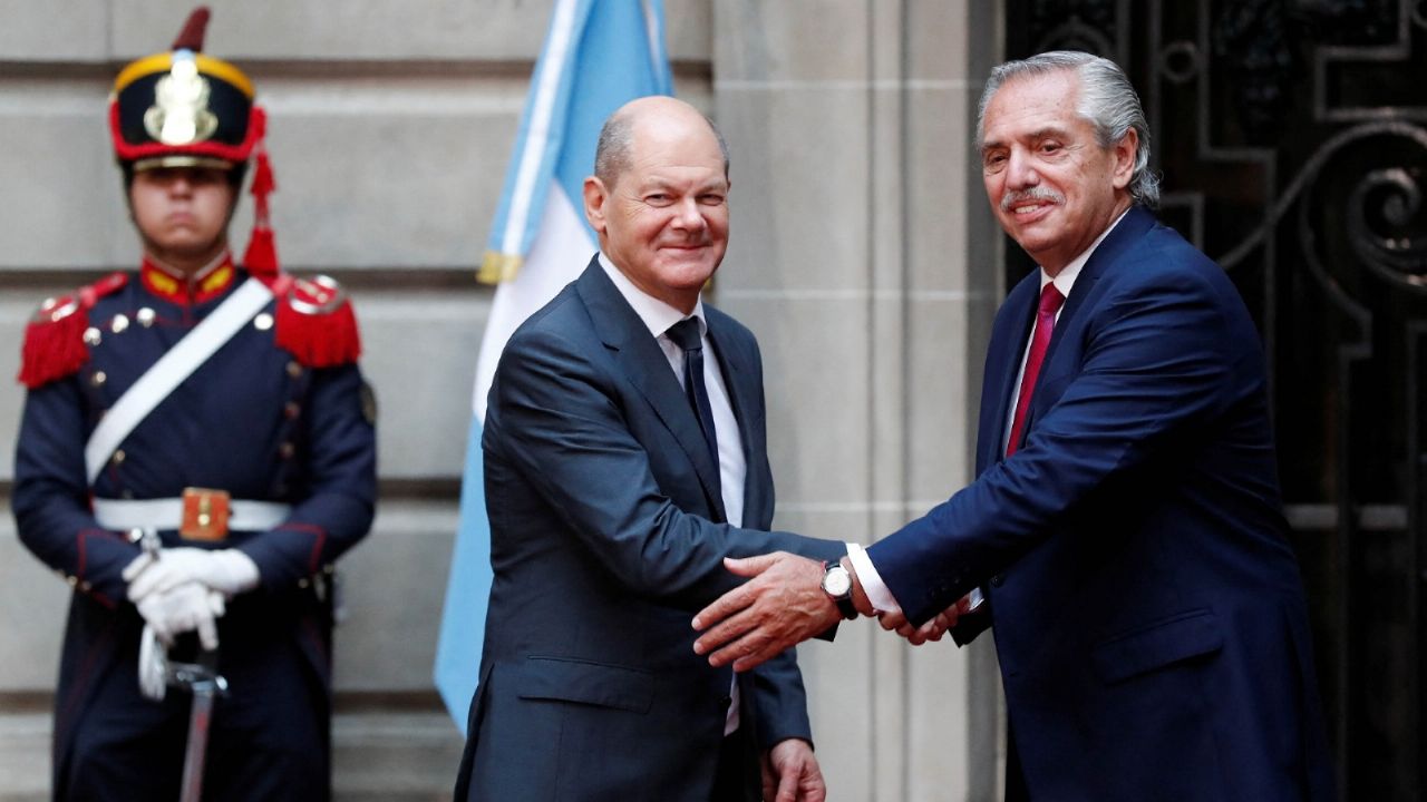 Clean energy exports: Alberto Fernández received the German Olaf Scholz