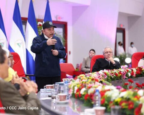 Daniel Ortega en discurso contra presos políticos en enero de 2023