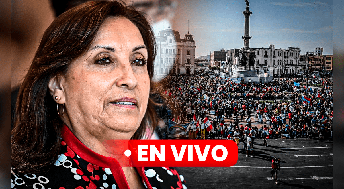 Dina Boluarte LIVE: marches against the president continue and her disapproval reaches 76%