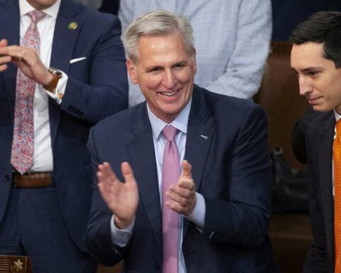 El republicano Kevin McCarthy, nuevo presidente de la Cámara de Representantes de EEUU. Foto: EFE.