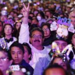 #EnFotos: 100 thousand people welcome 2023 with cumbia in CDMX