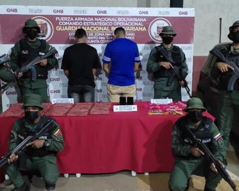 FAN arrested five people involved in illegal mining and extortion in Bolívar