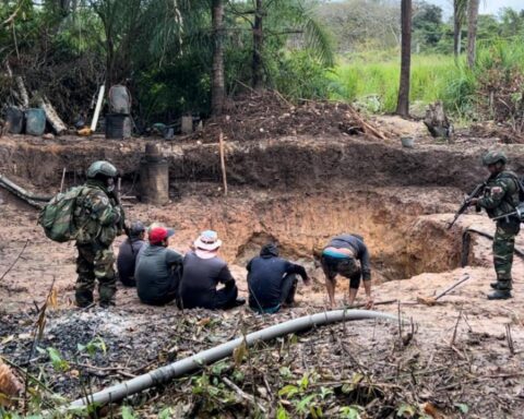 FANB deactivates illegal mining camp in Parque Canaima