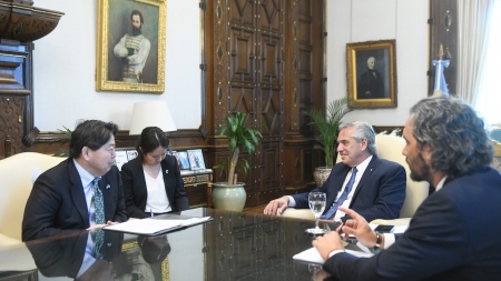 Fernández met with the Japanese foreign minister: they are advancing in a "global strategic partnership"