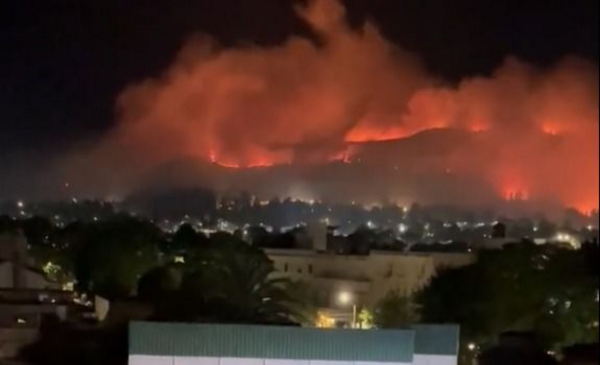 Fire in Cerro del Toro caused evictions and firefighters will seek to keep it under control