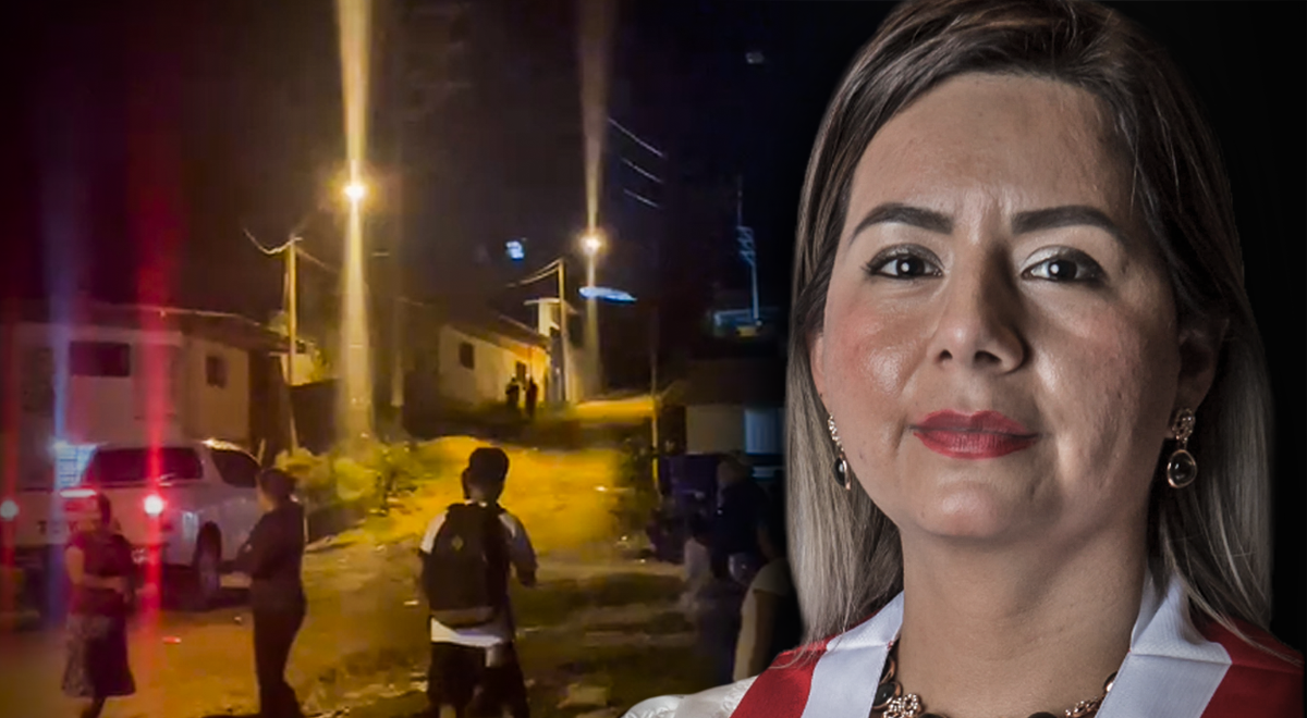 Fujimori congresswoman Tania Ramírez is stoned out of town in Cajamarca