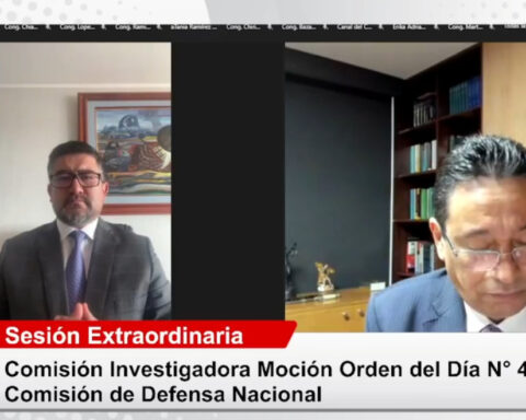 Geiner Alvarado reappeared in a commission investigating the use of aircraft in Castillo's management