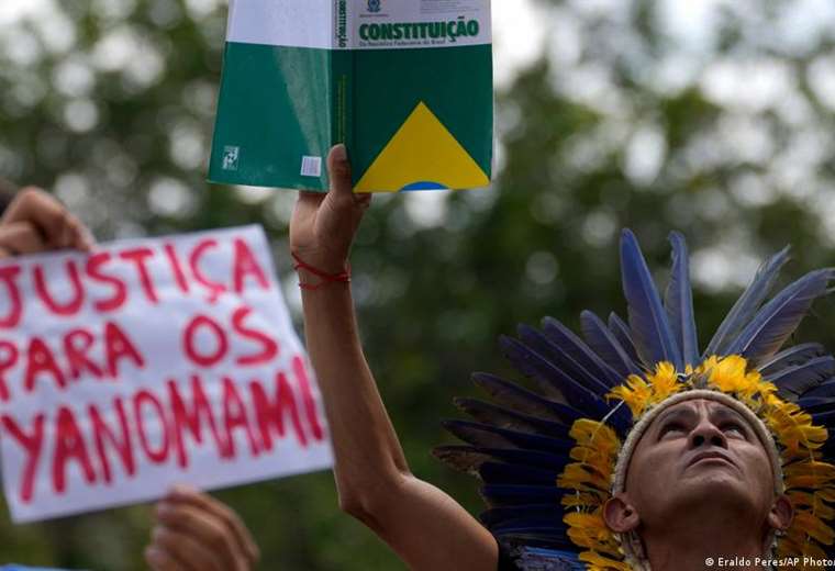 Gold mining in the Amazon jungle causes malnutrition in indigenous people in Brazil