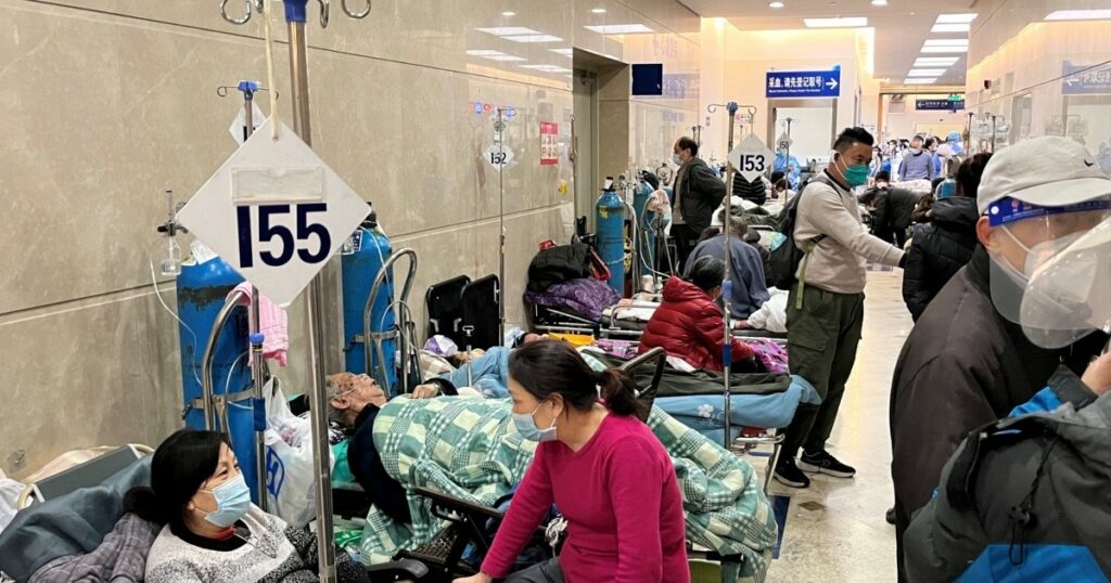 Hospitals in Shanghai overwhelmed by influx of Covid-19 patients