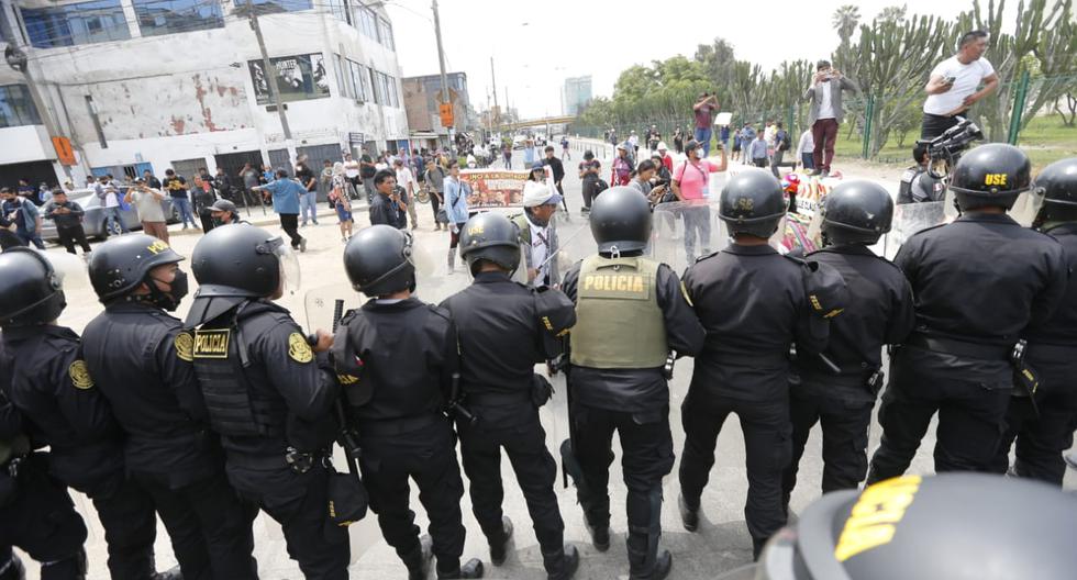 How was it that the Police entered San Marcos and evicted the protesters?