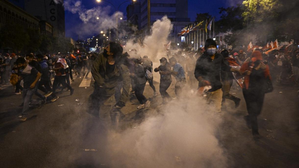 Heridos por protestas se elevan a 36; reanudan enfrentamientos en Perú FOTO: FUENTE EXTERNA
