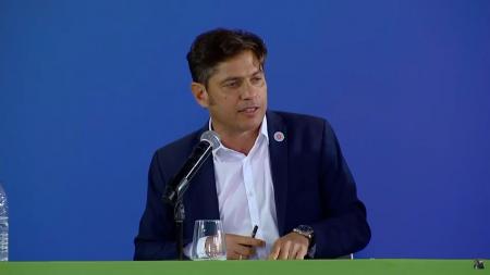 Kicillof highlighted the educational emergency agreements