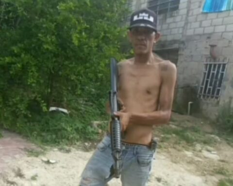 Killed alias “Cara 'E Gante” of the Aragua Train in Carabobo